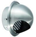 ワールド ステンレス丸型フード付ガラリ φ150 WFG-150 H/L ステンレス網付 株式会社水上 ( 水上金属 )