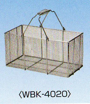 ステンレス洗浄カゴ　角型　WBK-4020