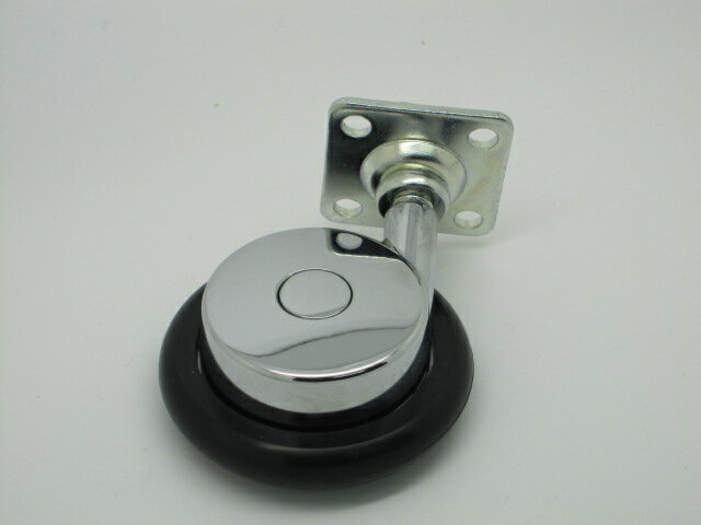 美容室に最適！髪の毛がからまりにくい☆1輪キャスター ストッパー無 プレート式