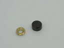 【メール便可】 化粧飾止 10mm 黒ニッケル