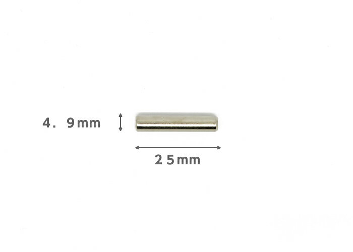 棚受け ダボ 鉄製 ストレートダボ 5mm 1個 差し込みダボ 棚ダボ ニッケルメッキ 差込部4.9mm 長さ25mm 棚受金具 収納金具 収納部品 食器棚 洗面所棚板 キャビネット DIY diypartner-10000296 DIYパートナー サンプル画像2