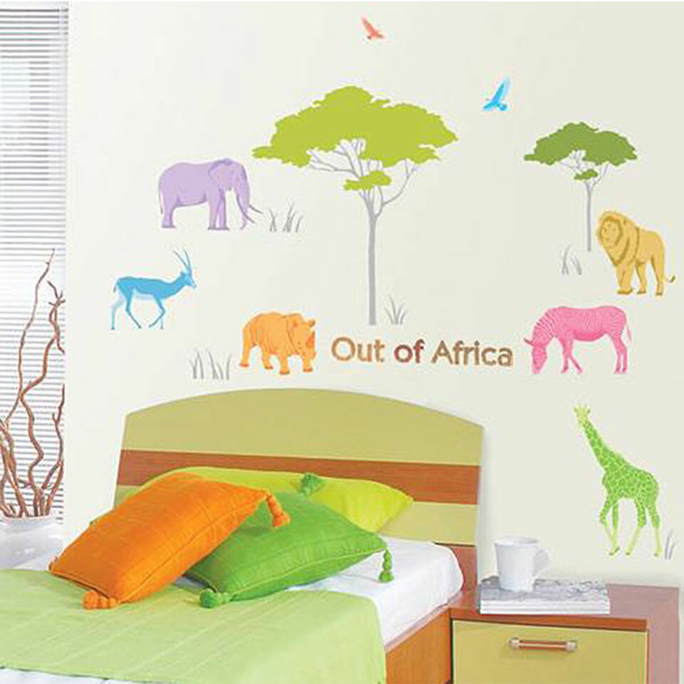 ウォールステッカー 動物 [アフリカの動物] ウォールステッカー 子供部屋 ウォールステッカー 北欧 ウォールステッカー 植物 木 ウォールステッカー 英字 ウォールステッカー 壁紙 ウォールステッカー トイレ 壁紙シール ウォールステッカー リメイクシート 宅C