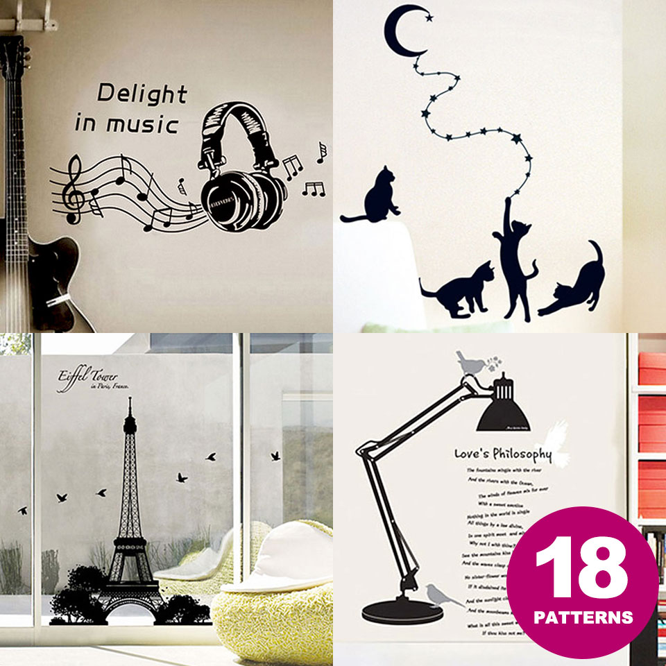 륹ƥå Υȡ  ̲ ե٥å ֥å   ǭ ĳ  ʪ ưʪ Ե ѻ Ѹ ʸ ɮ 륿 wall sticker ƥå ŽäƤϤ ñᥤ Žե Υ᡼ C