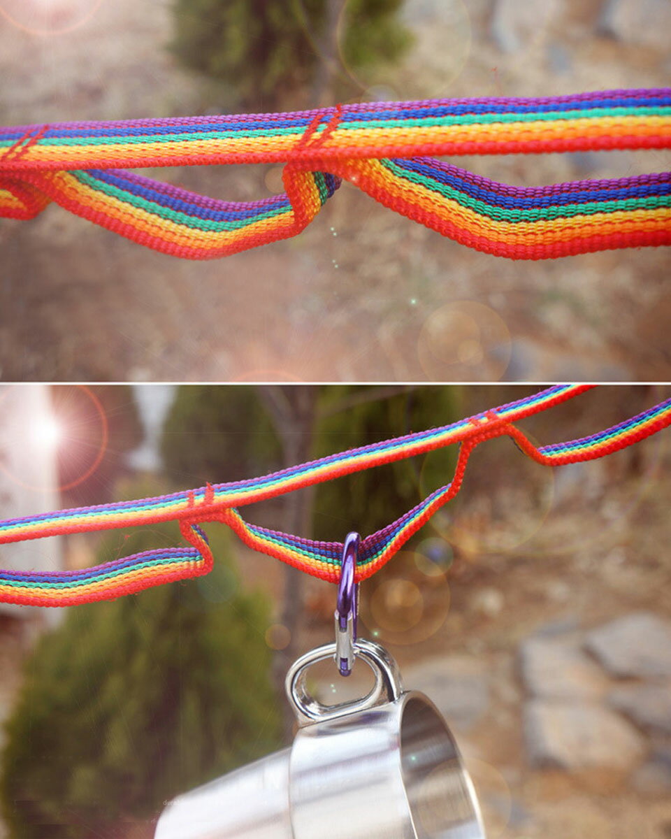 【メール日送料無料】 デイジーチェーン ハンギングチェーン ネビュラチェーン 紐 ロープ ハンモックストラップ カラビナかけ 収納袋付き キャンプ用品 小物整理 アウトドア BBQ テント タープ キャンプ用具 車中泊 物干し 乾燥 ハンギングロープ y4通販格安セール情報 楽天 通販