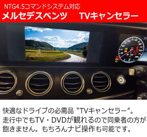 メルセデスベンツ NTG4.5用TV/NAVIキャンセラー【A/B/CLA/GLA/C/E/SL/GLK/M/GL/G】TVキャンセラー　テレビキャンセラー　4501