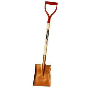 三条フジ　木柄園芸スコップ　角型　 スコップ 土木 造園 農業 ガーデニング