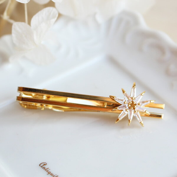 ロイヤルスターキュービックジルコニアネクタイピン【日本製】