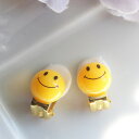 ぷっくりスマイルイヤークリップ(クリップ式イヤリング)【日本製】