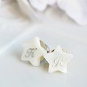 シェルスターイニシャルタックピン/ラペルピン【日本製】