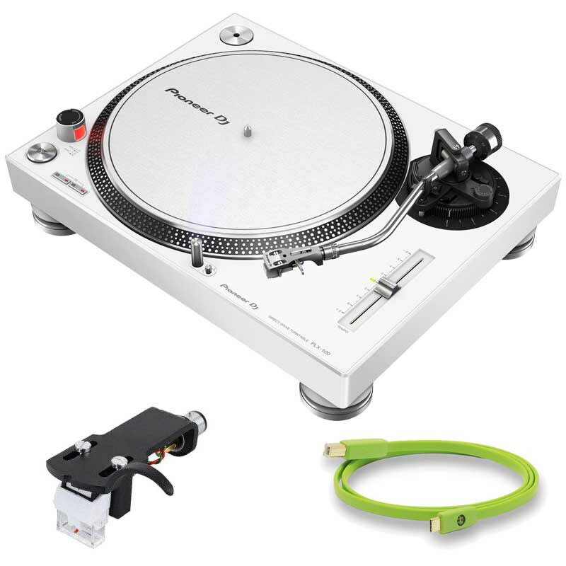 あす楽 Pioneer DJ PLX-500-W アナログレコーディング初心者 SET【 Miniature Collection プレゼント！】 DJ機器 タ…