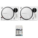 楽器種別：新品ターンテーブル/Pioneer DJ 商品一覧＞＞ターンテーブル【65，000円〜125，000円】 商品一覧＞＞1998年開店 渋谷発・国内最大級DJ機器専門店です！Pioneer DJ PLX-500-W TWIN SET 【ご購入特典:NAGAOKA製レコードクリーニングキットプレゼント】【 Miniature Collection プレゼント！】 DJ機器 ターンテーブル商品説明★☆数量限定！Pioneer DJ Miniature Collection プレゼントキャンペーン！☆★「PLX-500各色」「PLX-1000」いずれか同じ商品を2台セット(ペア)でご購入頂いたお客様に「Pioneer DJ Miniature Collection」を数量限定にてプレゼント！例)●PLX-500 x 2台購入で→『ミニチュアPLX-1000』GET！※予定数に達し次第予告なく終了する場合がございます。予めご了承ください。※Pioneer DJは、パイオニア株式会社の商標であり、ライセンスに基づき使用されています。※「ガシャポン(R)」は株式会社バンダイの登録商標です。-----★高品位なアナログレコードサウンドでDJプレイが可能なダイレクトドライブターンテーブルの2台セット！★DJミキサーは用意できるけどターンテーブルが2台必要な方におすすめのセットです。今ならレコードのお手入れに便利なレコードレコードクリーニングキットが付属！---■セット内容ターンテーブル Pioneer DJ PLX-500-W ×2台レコードクリーニングキット NAGAOKA CTW-SET1 × 1※DJプレイを行う場合は別途DJミキサーが必要となります。---■詳細●PLX-500-W自宅で手軽に高品位なアナログレコードサウンドを楽しむことが可能かつDJプレイ可能なダイレクトドライブターンテーブルです。近年アナログレコードならではの温かく柔らかな質感の音源を楽しむ方が、若い世代を中心に増えており、アナログレコードを中心にしたミュージックライフが注目を集めています。一方、DJ市場でも、アナログレコードの音質やアナログターンテーブルの操作感、プレイスタイルへのこだわりからアナログターンテーブルは根強い人気があり、2014年9月に発売したプロフェッショナルターンテーブル「PLX-1000」は、音質と操作性にこだわるプロフェッショナルDJ/クラブから高い評価をいただき、世界中で使用されています。「PLX-500-K，W」はこの「PLX-1000」の音質設計思想を踏襲し、幅広い方にアナログレコードを楽しんでもらえるための機能を備えたモデルになります。■プロフェッショナルターンテーブルの設計思想を踏襲し高品位なアナログレコードサウンドを実現プロフェッショナルターンテーブル PLX-1000 の音質設計思想を踏襲しています。針先からPHONO/LINE出力までの経路を最短に設計することで、アナログレコードの本来持つ音質を忠実に再現します。またPHONO出力だけでなくLINE出力に対応していますので、パワードスピーカーと直接接続するだけで高品位なアナログレコードサウンドを手軽に楽しむことができます。■アナログレコードをデータ化し外出先でも楽しむことができる簡単デジタル録音本機のUSB-B端子とPC/Macを直接接続し、アナログレコード音源をデータ化してPC/Macに録音することが可能です。録音の際は無償の音楽管理アプリケーション rekordbox (Ver.4.2.1以降) の録音機能を使うことにより、簡単な操作でデジタル録音することが可能です。これにより、お手持ちのアナログレコードを簡単にデータ化して保管することができ、モバイルデバイス等で外に持ち出して聴くことが可能となります。■DJプレイを可能にするダイレクトドライブターンテーブルハイトルクダイレクトドライブ方式を採用していますので、2台の PLX-500 とDJミキサーを組み合わせることで楽曲のミックスやスクラッチなどのDJプレイが可能です。また、rekordbox dvs (有償) 対応のDJミキサーと組合せることで、Control Vinylを使用しPC/Mac内のデータ音源をDJプレイすることも可能となります。■レコードジャケットを立てかけられるダストカバー開いたダストカバーにレコードジャケットをディスプレイできる設計を施しました。これによりレコードジャケットを鑑賞しながらアナログレコードサウンドをお楽しみ頂けます。■付属品・ターンテーブル・スリップマット・ジャケットスタンド付ダストカバー・EPレコード用アダプター・バランスウェイト・ヘッドシェル (カートリッジ付属)・シェルウェイト・電源コード・USBケーブル・オーディオ変換ケーブル (ステレオピンプラグ(メス)-ステレオミニプラグ(オス))・取扱説明書■主な仕様幅 / 450 mm高さ / 159 mm奥行き / 368 mm本体質量 / 10.7 kg■Turntables駆動方式 / サーボ式ダイレクトドライブターンテーブル / アルミダイキャスト　直径：332mmモーター / 3相ブラシレスDCモーターブレーキシステム / 電子ブレーキ■ターミナルUSB / 1 USB B端子出力端子 / 1 PHONO/LINE (RCA)●レコードクリーナーNAGAOKA CTW-SET1レコード盤用特殊洗浄液 クリアトーンウォーター SPW01、レコード盤用WETクリーナー アルジャントWET WCL111、レコード盤用クリーニングクロス　CLV30の3製品をセットにし、レコードの洗浄効果が高いWETクリーニングに必要なものが揃っております。それぞれ単品で購入した時に比べ、レコード盤用クリーニングクロスが1枚多く付属します。イケベカテゴリ_DJ機器_ターンテーブル_Pioneer DJ_新品 JAN:4573201240484 登録日:2022/02/09 ターンテーブル レコードプレイヤー レコードプレーヤー パイオニア パイオニアDJ