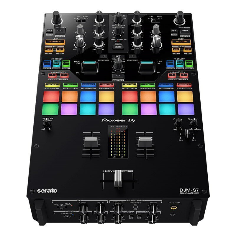 翌日配達 Pioneer DJ DJM-S7 + コントロールヴァイナルSET【Serato DJ Pro / rekordbox 無償ダウンロード版対応DJミキサー】(パイオニアディージェー) DJ機器 DJミキサー 3