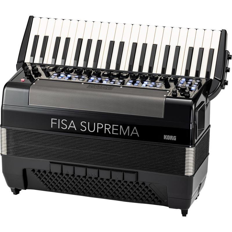 KORG FISA SUPREMA PIANO ピアノ式 電子アコーディオン (FSUP-P MBK) AERO DIGITAL INSTRUMENT コルグ フィサ スプレーマ イタリア Italy 電子ピアノ・その他鍵盤楽器 アコーディオン