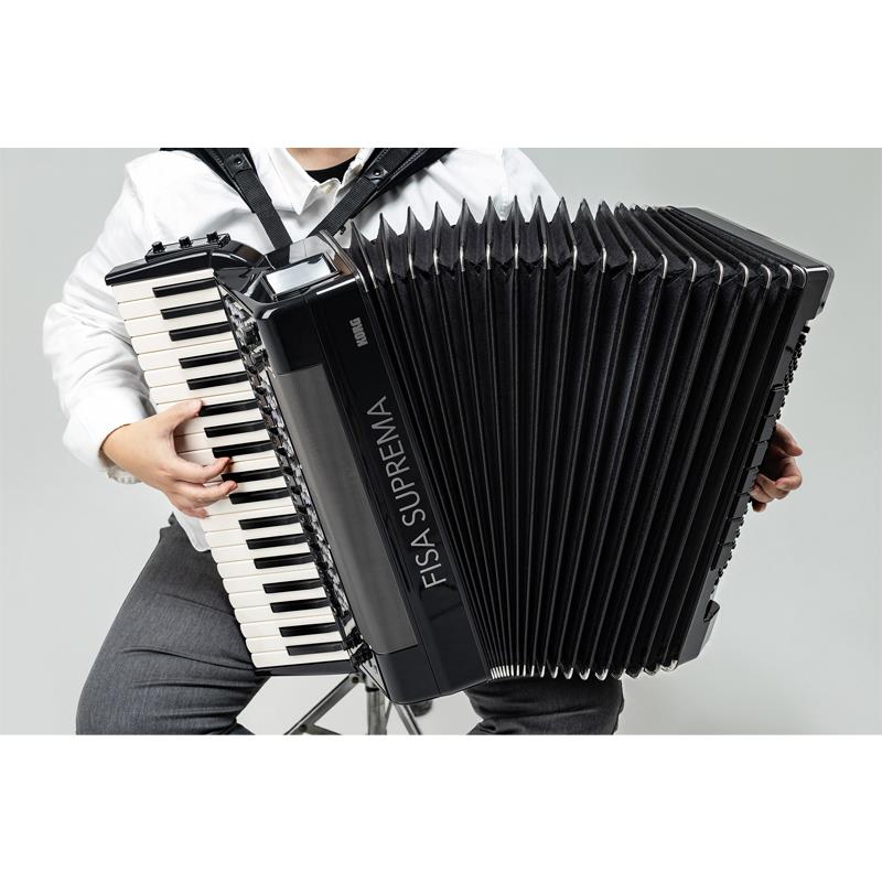 KORG FISA SUPREMA PIANO ピアノ式 電子アコーディオン (FSUP-P MBK) AERO DIGITAL INSTRUMENT コルグ フィサ スプレーマ イタリア Italy 電子ピアノ・その他鍵盤楽器 アコーディオン