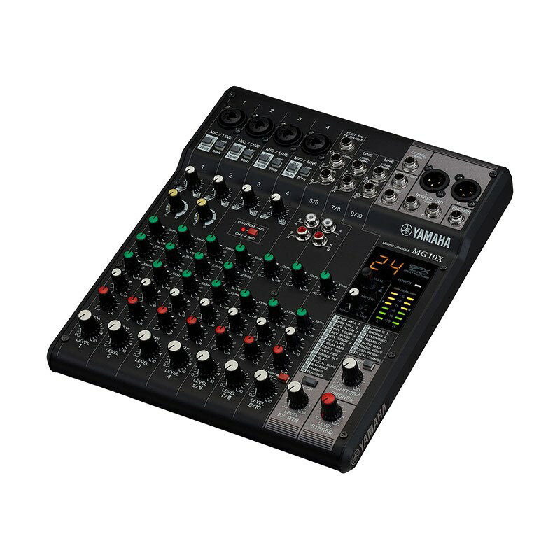 Analog Mixer - YAMAHA MG10X 配信機器・ライブ機器 ミキサー