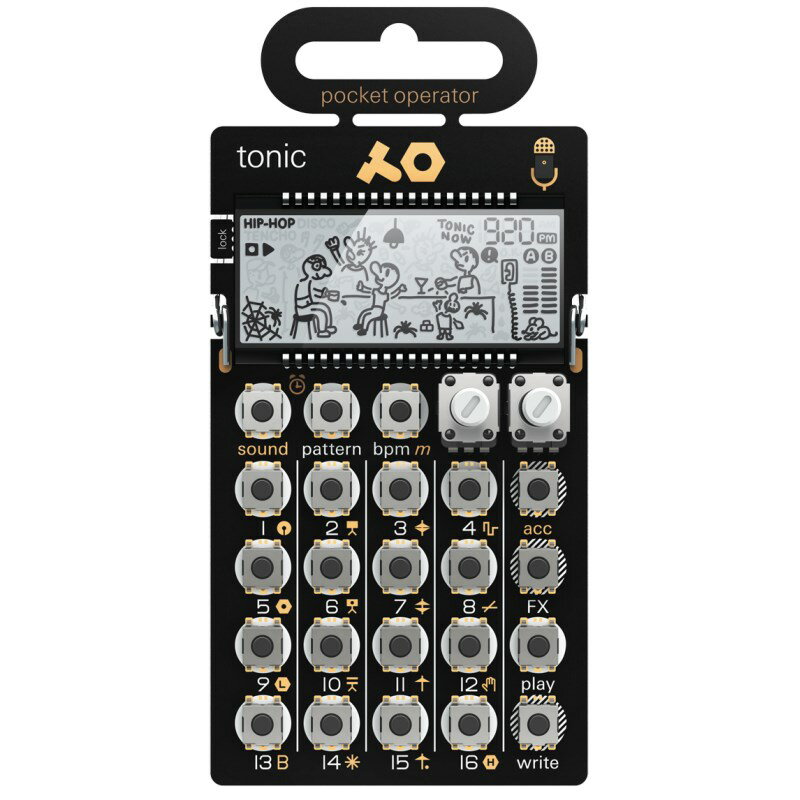 あす楽 Teenage Engineering PO-32 tonic Pocket Operator(限定特価) シンセサイザー 電子楽器 リズムマシン サンプラー