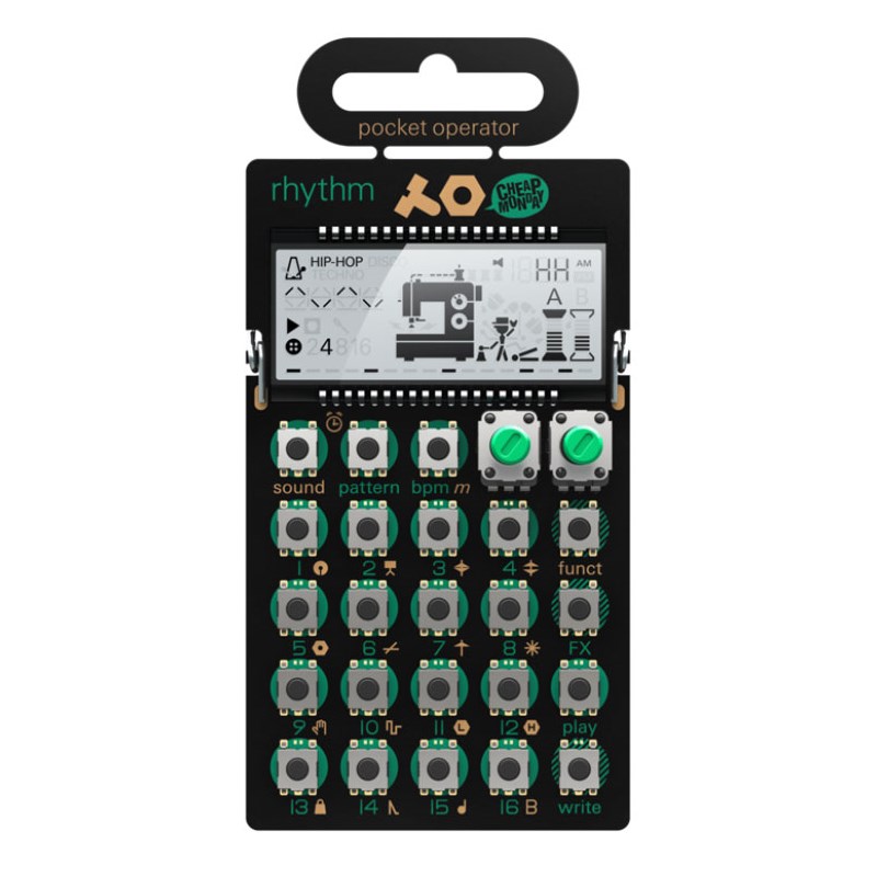 Teenage Engineering PO-12 rhythm Pocket Operator シンセサイザー・電子楽器 リズムマシン・サンプラー