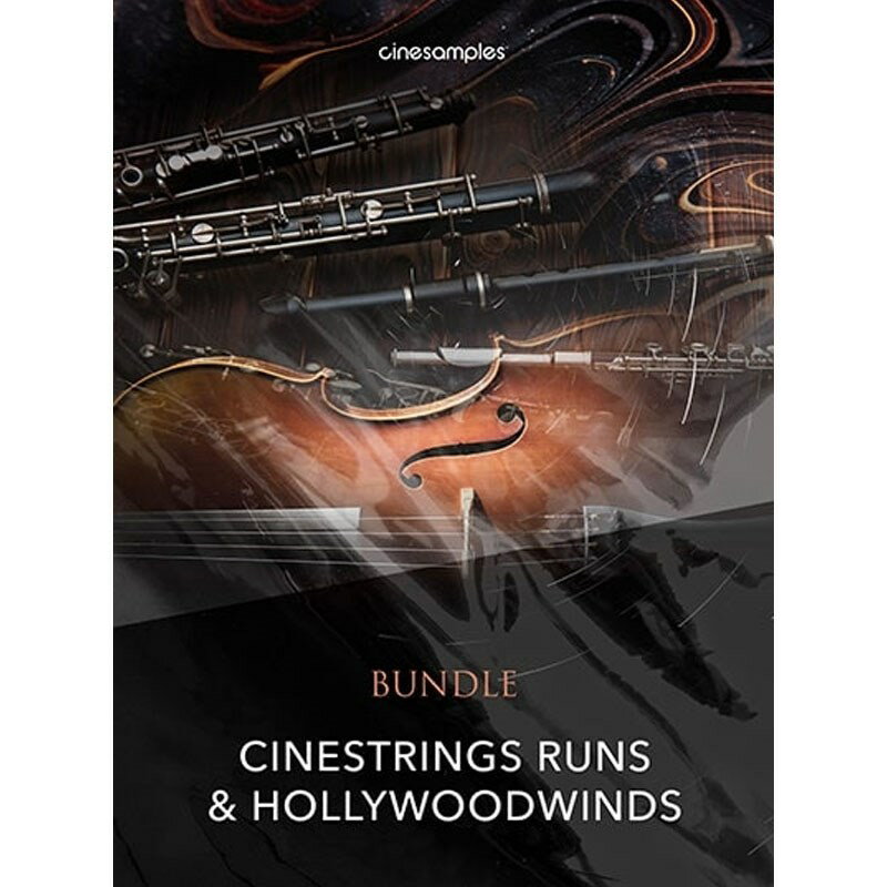 CINESAMPLES CineStrings RUNS + Hollwoodwinds Bundle(IC[ip)͂p܂ DTM vOC\tg