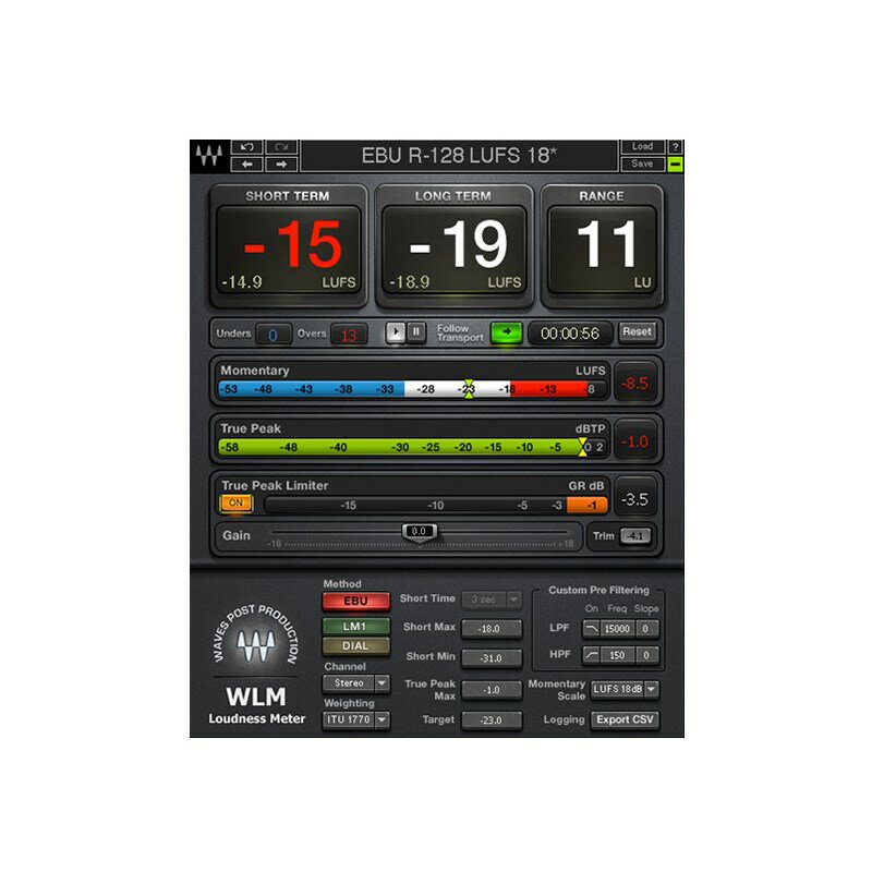 WAVES y Iconic Sounds SaleIzWLM Plus Loudness Meter (IC[ip) ͂p܂B DTM vOC\tg