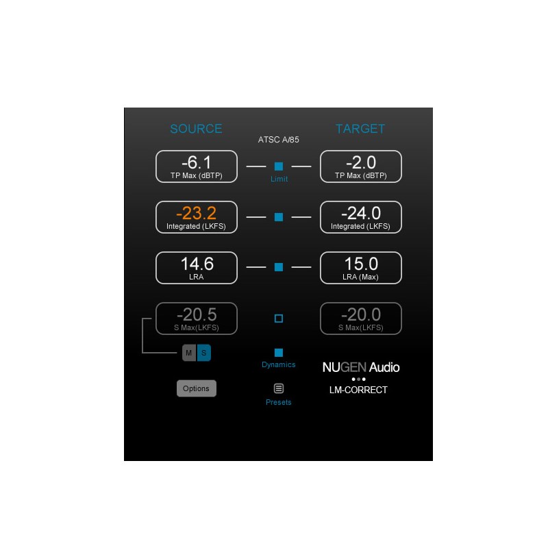 Nugen Audio LM-Correct 2 DynApt Extension(IC[i)(s) DTM vOC\tg