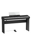 Roland 【お取り寄せ商品】FP-90X-BK + 専用スタンドセット (※沖縄、一部離島へのお届けは送料別途お見積り)(代引き不可)(電子ピアノ) 電子ピアノ・その他鍵盤楽器 電子ピアノ