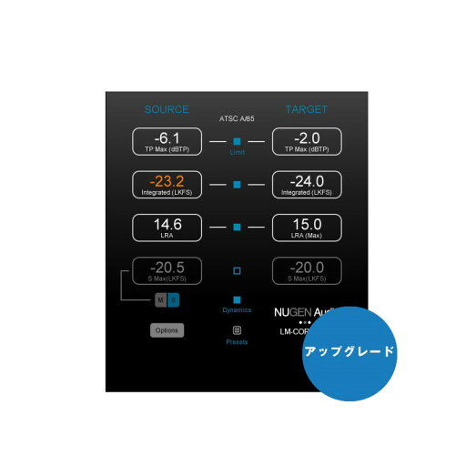 Nugen Audio LM-Correct 2 Upgrade from LM-Correct(代引不可)(オンライン納品) DTM プラグインソフト Nugen Audio LM-Correct 2 Upgrade from LM-Correct(代引不可)(オンライン納品) DTM プラグインソフト