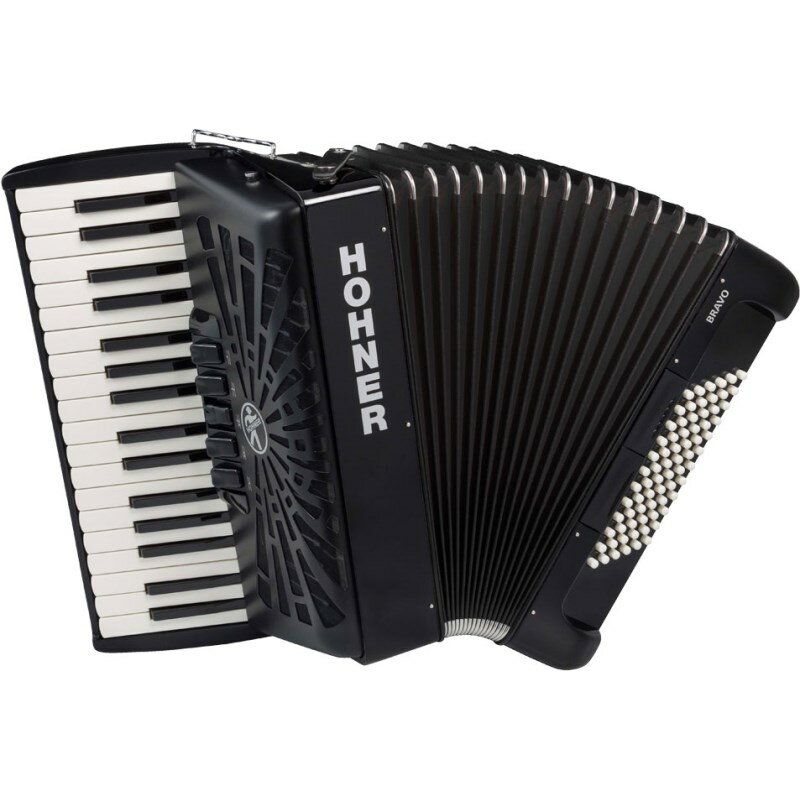 Hohner Bravo III 72 BLK【カラー：ブラック】 電子ピアノ・その他鍵盤楽器 アコーディオン