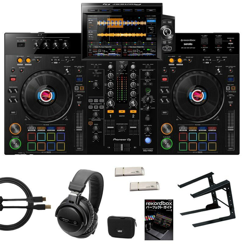 あす楽 Pioneer DJ XDJ-RX3 + ATH PRO5X DJヘッドホン付属 8点SET 【オリジナル解説動画付属】 【無償ダウンロード版…