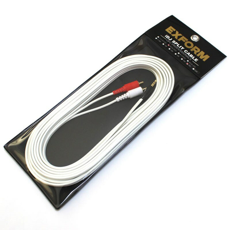 EXFORM iDJ SPLIT CABLE SERIES RCA-PX2-7.0M DJ機器 DJアクセサリー