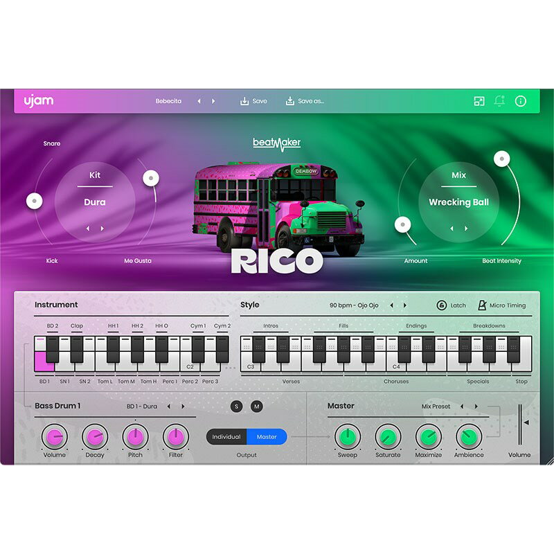 UJAM Beatmaker RICO(IC[i)(s) DTM \tgEFA