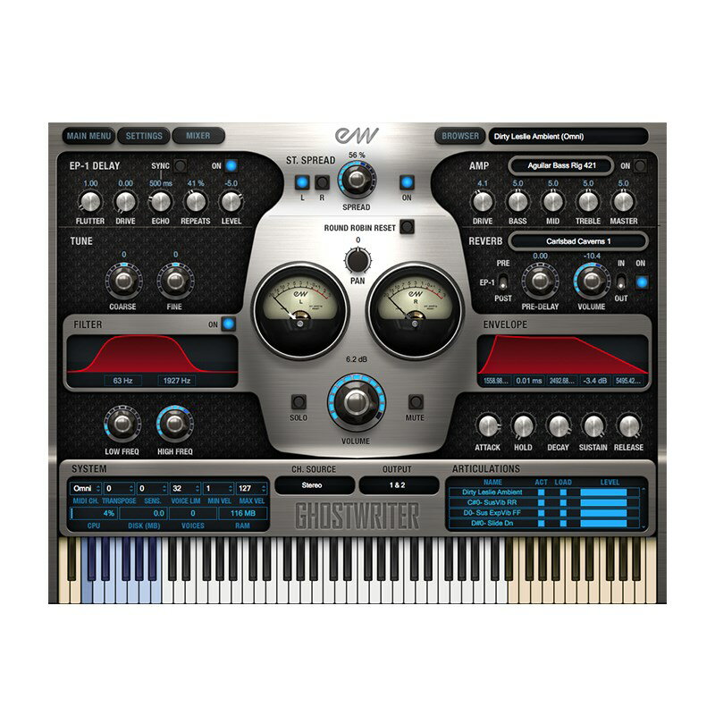 EAST WEST Ghostwriter (イーストウエスト)ソフトウェア (代引不可)(オンライン納品) DTM ソフトウェア音源