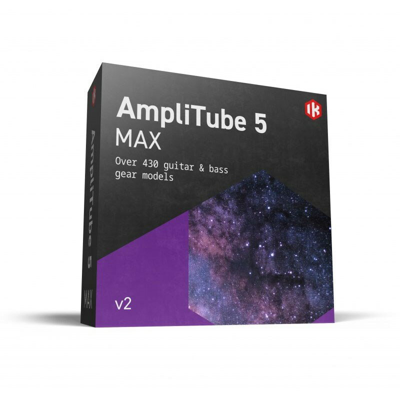 IK Multimedia AmpliTube 5 Max v2(オンライン納品)(代引不可) 【数量限定価格】 DTM プラグインソフト