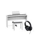 Roland FP-30X-WH + 専用スタンド + + 純正ダンパーペダル + 高低自在イスセット【ヘッドホン・お手入れクロス付】【沖縄・離島送料別途見積】...
