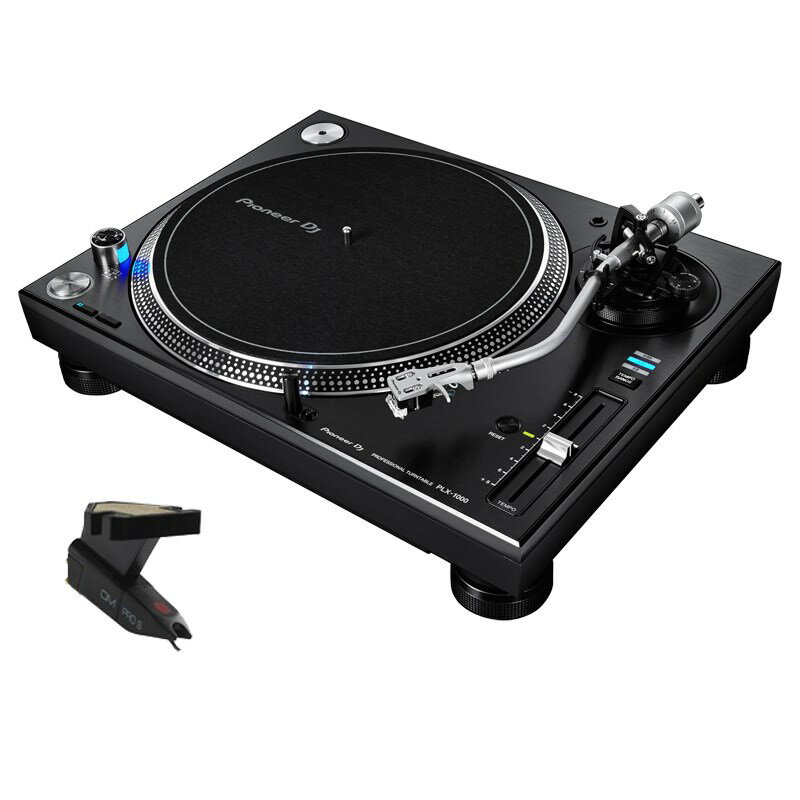 あす楽 Pioneer DJ PLX-1000 + ortofon OM PRO S セット【 Miniature Collection プレゼント！】 DJ機器 ターンテーブル