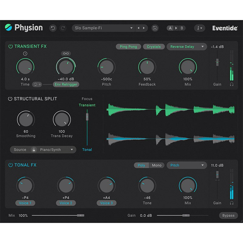 Eventide Physion Mk II(プラグインソフトウェア)(オンライン納品)(代引不可) DTM プラグインソフト