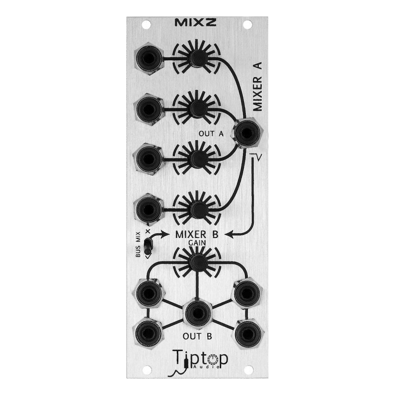 tiptop audio MIXZ Dual Mixer 【お取り寄せ商品】 シンセサイザー・電子楽器 シンセサイザー
