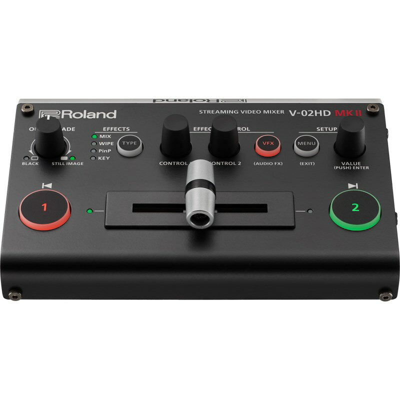 あす楽 Roland V-02HD MK II　【コンパクトなストリーミングビデオスイッチャー】 配信機器・ライブ機器 配信・映像関連機器