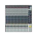 楽器種別：新品ミキサー/SoundCraft 商品一覧＞＞ミキサー【280，000円〜525，000円】 商品一覧＞＞1998年開店 渋谷発・国内最大級DJ機器専門店です！SoundCraft GB2R 16 【お取り寄せ商品】 レコーディング アウトボード商品説明・上位機種GB4が採用している高品位ヘッドアンプを搭載。緻密な音質補正が可能な4バンド・パラメトリックイコライザーや100mmフェーダーを採用するなど、コンパクトながらライブSR用ミキシングコンソール並の高い音響性能を実現。 ・コネクターパネルの取付位置は、コンソール背面と裏面のいずれかから選択。ラックマウント時には裏面、台置き使用時には背面と常に最適なコネクター位置で運用可能。 ・12モノラル/2ステレオ/2ステレオリターン入力の「GB2R 12/2」と、16モノラル/2ステレオリターンの「GB2R 16」の2モデルを用意。 ・6系統のAUX出力を搭載。AUX1〜2はプリフェーダー固定、AUX3〜4は一括でプリ/ポスト選択可能。AUX5〜6はポストフェーダー固定。 ・マイク入力には、1チャンネル毎にON/OFFの切り替えが可能なファンタム電源を搭載。 ・MIX L/R信号の出力レベルを表示する、視認性の高い12セグメントのLEDメーターを採用。 ・電源は本体に内蔵。 ・標準付属のラックマウントキットを使ってEIA 11Uのスペースにラックマウントが可能。 ■入出力◆入力・モノラル： ※16(XLR/フォーン）* ・ステレオリターン：2(フォーン)* ・2トラック： 1(RCA)** ◆出力・MIX L/R： ※1（XLR)*** ・MONO： 1（XLR)*** ・AUX： 6(XLR/フォーン)*** ・レコードアウト： 1(RCA)** ・モニター L/R： 1(フォーン)*** ・ダイレクトアウト： 16(フォーン)*** ・ヘッドホン： 1(フォーン) *バランス**アンバランス***インピーダンスバランス※インサート端子あり■仕様 ●周波数特性: 20Hz〜20kHz(±1dB) ●マイク等価入力ノイズ(150Ω): −128dBu ●THD＋N(1kHz): 0.006%以下(＋20dBu) ●最大入力信号レベル: ・マイク入力 ＋15dBu・ライン入力 ＋30dBu・ステレオ入力 ＋15dBu(マイク入力)、＋30dBu(ライン入力) ●最大出力信号レベル: ミックス出力 ＋20dBu ●インピーダンス: ・マイク入力 2kΩ・ライン入力 10kΩ●クロストーク: ・チャンネルミュート 97dB以下 ・フェーダーしぼりきり 95dB以下 ●イコライザー(モノラル入力): ・HF 13kHz、±15dB、シェルビング・HI-MID 550Hz〜13kHz、±15dB、ピーキング(Q=1.5)・LO-MID 80Hz〜1.9kHz、±15dB、ピーキング(Q=1.5)・LF 80Hz、±15dB、シェルビング ●イコライザー(ステレオ入力): ・HF 13kHz、±15dB、シェルビング・HM 2.5kHz、±15dB、ピーキング(Q=0.8)・LM 450Hz、±15dB、ピーキング(Q=0.8)・LF 80Hz、±15dB、シェルビング ●ハイパスフィルター: 100Hz、18dB/oct ●ファンタム電源の切り替え方法: 1チャンネル毎に一括 ●電源(AC100V、50/60Hz): 150W未満 ●寸法(幅×高×奥行)、質量: ・台置き使用時 441×209×535mm、12.5kg・ラックマウント時 483×139×444mm、12.5kg イケベカテゴリ_レコーディング＆PA機器_ミキサー_SoundCraft_新品 登録日:2012/01/15 ミキサー