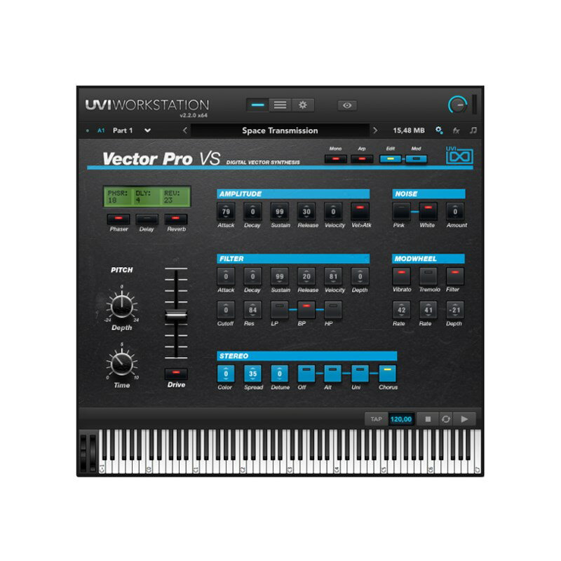 UVI Vector Pro (代引不可)(オンライン納品) DTM ソフトウェア音源