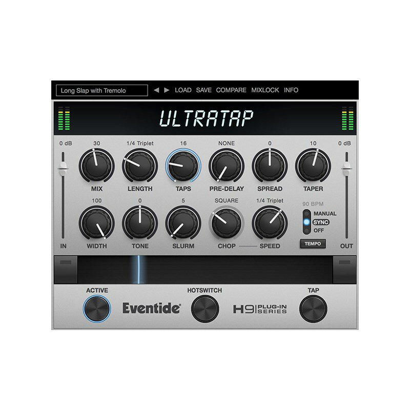 Eventide UltraTap（H9 Series Delay plugin）(プラグインソフトウェア)(オンライン納品)(代引不可) DTM プラグインソフト