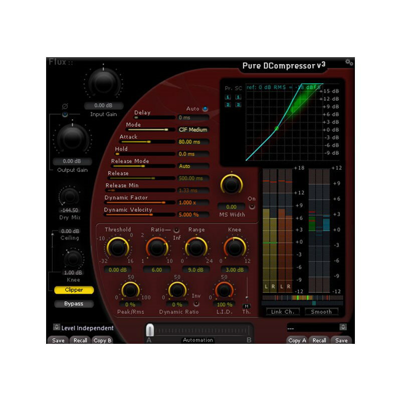 FLUX:: Pure DCompressor(代引不可)(オンライン納品) DTM プラグインソフト