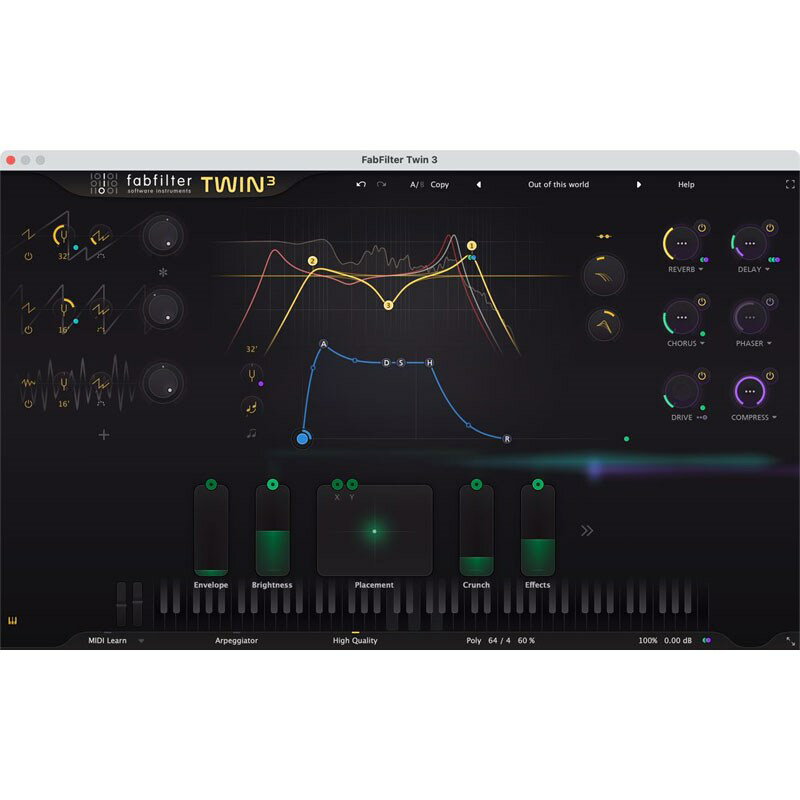 FabFilter Twin 3(オンライン納品専用)(代引不可) DTM ソフトウェア音源