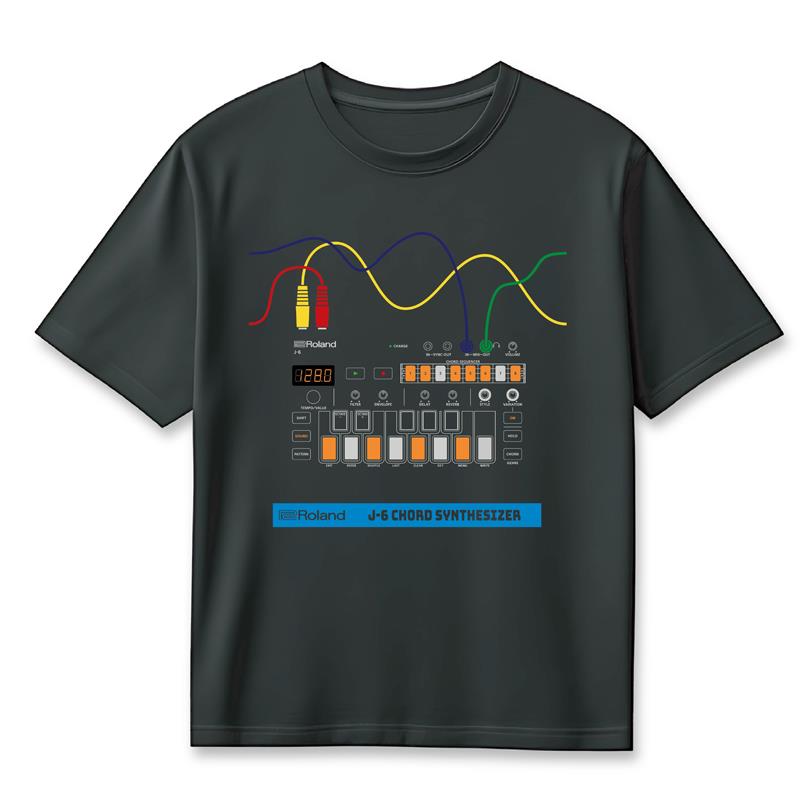 Roland J-6 T-Shirts DesignA M (RT/J-6AM) 楽器アクセサリ アパレル