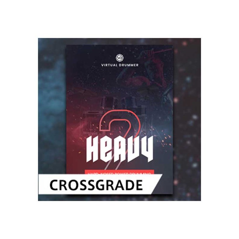 UJAM VIRTUAL DRUMMER HEAVY 2 / CROSS GRADE (IC[i)(s) DTM \tgEFA