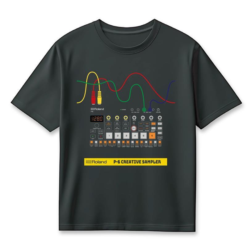 Roland P-6 T-Shirts DesignA 2XL (RT/P-6A2XL) 楽器アクセサリ アパレル