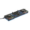 楽器種別：新品デジタルDJ/Hercules 商品一覧＞＞デジタルDJ【10，000円〜25，000円】 商品一覧＞＞1998年開店 渋谷発・国内最大級DJ機器専門店です！HERCULES DJCONTROL STARLIGHT 【Serato DJ Lite 対応 DJコントローラー】 DJ機器 DJコントローラー商品説明★Serato対応・軽量コンパクトでRGBストロボエフェクト搭載のDJコントローラー★DJControl Starlightは、Seratoでいつでもどこでもミキシングを楽しめる、超コンパクトで超軽量、LEDライティングが特徴的なDJコントローラーです。24bit対応オーディオインターフェース、ベースEQ/フィルターノブ、タッチセンシティブなジョグホイールなど基本機能に加え、ミキシングをカラフルに演出する明るくクリアなRGBライトを搭載。サブセットとしてもこれからDJを始める方にも最適な1台です。【主な特徴】■内蔵オーディオインターフェーススピーカー用マスターアウト：1/8インチステレオ（3.5 mm）ヘッドフォンアウト：1/8インチステレオ（3.5 mm）オーディオ解像度：24ビット/44.1 kHz■デッキごとのコントロール2デッキタッチセンサー式ジョグホイールバックライトベース：Serato DJ Liteによって制御される視覚情報RGBストロボエフェクトのバックライティングで鮮やかなショーを演出4パッド x 4モード（ホットキュー、ループ、FX、サンプラー）■ミキサー上のコントロールクロスフェーダーマスターボリュームノブヘッドホンボリュームノブデッキごとに1つのベースEQ/フィルターノブデッキごとに1つのデッキボリュームノブ■ソフトウェア無償ダウンロード版Serato DJ Lite対応Serato DJ Proに（有償）アップグレード可能■ミキシングを彩るLEDライティングSerato DJ Liteでのコントローラーや直接制御により、ベースの照明を7つのモードで制御可能：1.LEDオフ2.LEDオン3.ビート1プログラム：メインソングの最初のビートで赤く点灯し、次のビートで青く点灯し、ビート間では消灯4.ビート2プログラム：メインソングの最初のビートで赤く点灯し、次のビートで青く点灯し、消灯しない5.マスターボリュームプログラム：LEDが白く点灯し、その強度はボリュームに依存6.ウェーブフォーム・カラープログラム：各デッキに2つのLEDが、それぞれのトラックの波形の色を再現7.キューポイント・カラープログラム：各デッキに2つのLEDが、次のポイントキューの色に応じて徐々に点灯【主な仕様】サイズ：34 x 10 x 4.9 cm（W x D x H）質量：約0.5 kg※店頭、または通信販売にて売却後、敏速な削除は心掛けておりますが、web上から削除をする際どうしてもタイムラグが発生してしまいます。万が一商品が売切れてしまう場合もございますので予めご了承ください。イケベカテゴリ_DJ機器_デジタルDJ_Hercules_新品 JAN:3362934745707 登録日:2024/03/02 ハーキュリーズ ヘラクレス hercules