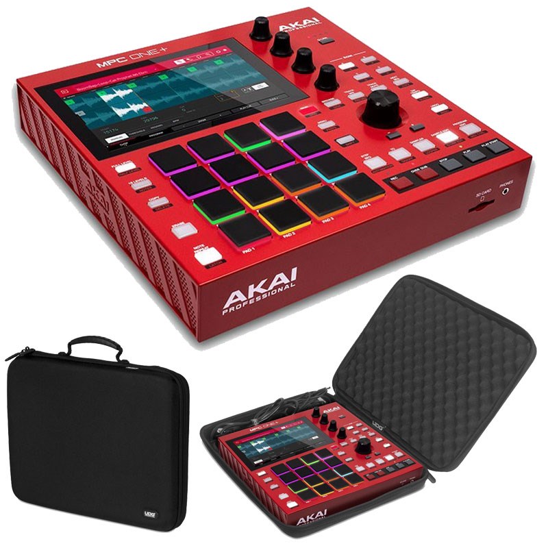 あす楽 AKAI MPC One+ & UDGキャリングケース U8485BL SET【MPC初心者向けトラックメイクガイド付属】 DJ機器 DJ用サ…