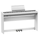 Roland FP-30X-WH【スタンド&ペダルユニットセット】(電子ピアノ) 電子ピアノ・その他鍵盤楽器 電子ピアノ