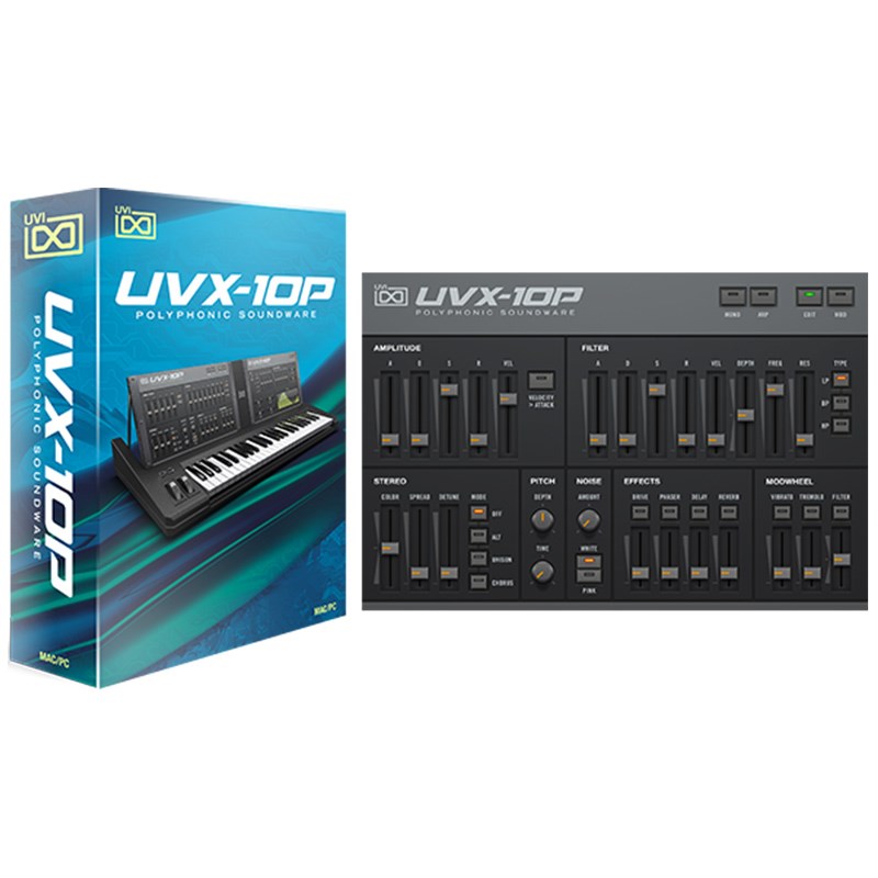 UVI UVX-10P (代引不可)(オンライン納品) DTM ソフトウェア音源