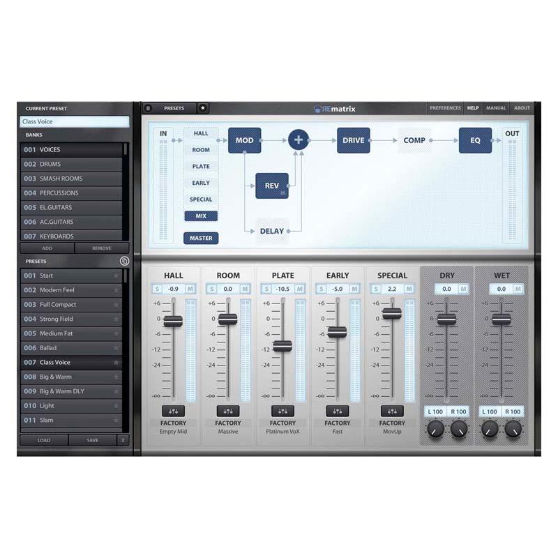 OVERLOUD 【オーバーラウド20周年記念セール！】Rematrix (オーバーラウド)(リバーブ)(オンライン納品) DTM プラグインソフト